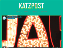 Tablet Screenshot of katzpost.com